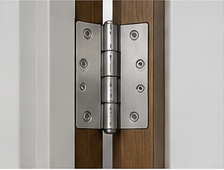 Fire door hinge detail