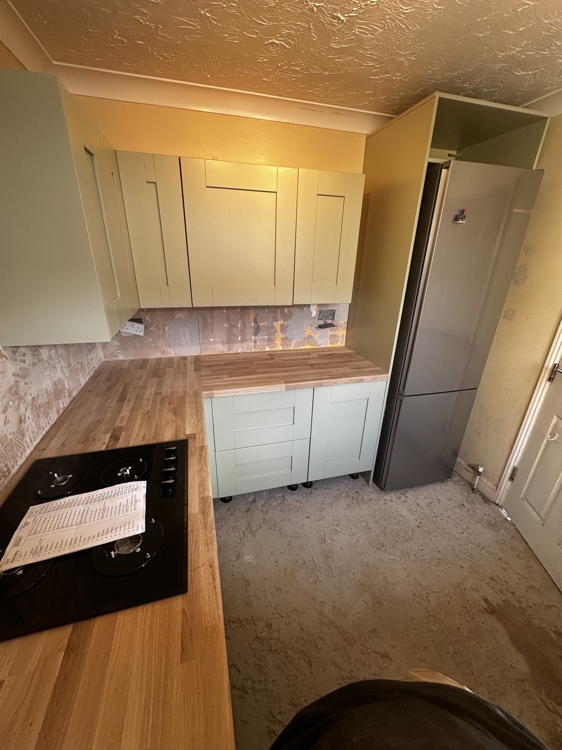 Completed fitted kitchen refurbishment